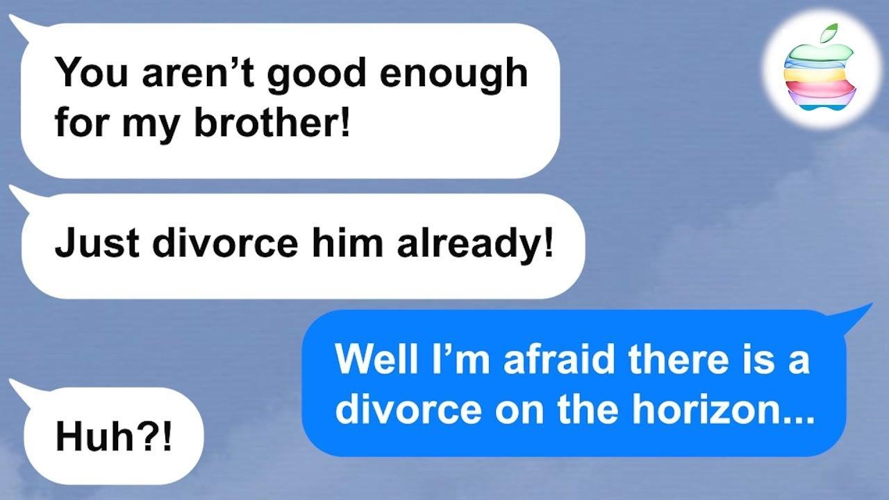【Apple】My sister-in-law really hates me and will stop at nothing to achieve divorce... Good job LOL