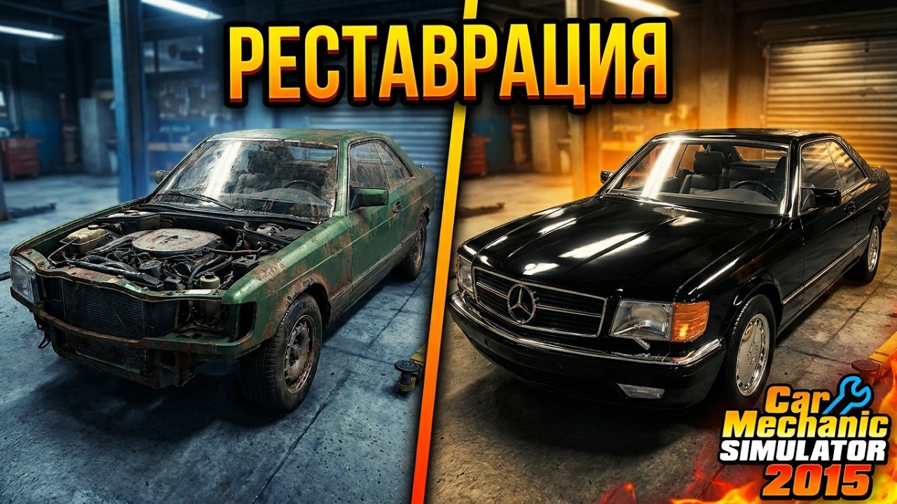 Car Mechanic Simulator 2015 - Реставрация Mercedes-Benz 560 SEC