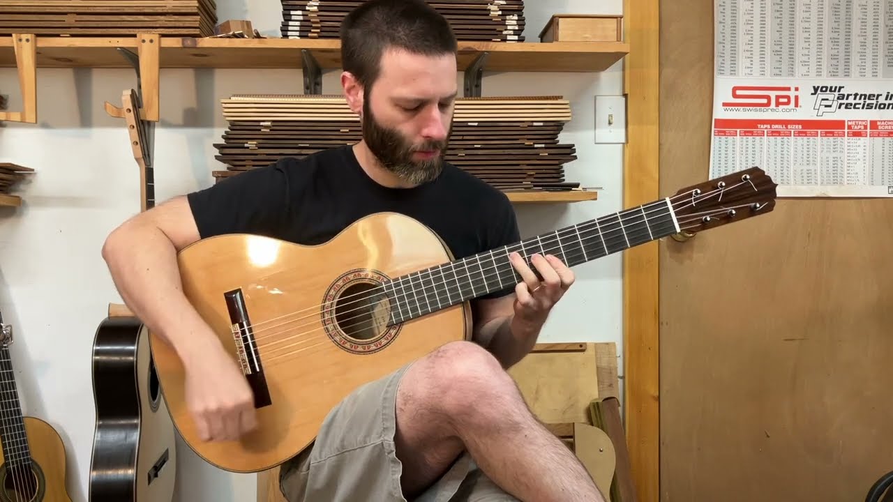 Guitar #160 | Cedar/Cypress blanca