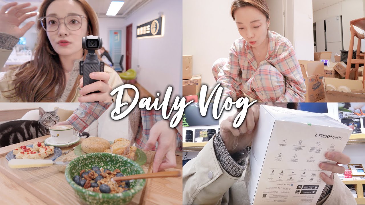 VLOG#66｜迟到的双十一开箱💸｜一人食独居两餐日常｜秋天的栗子酱要搭配红茶贝果｜我的第十三台相机📷