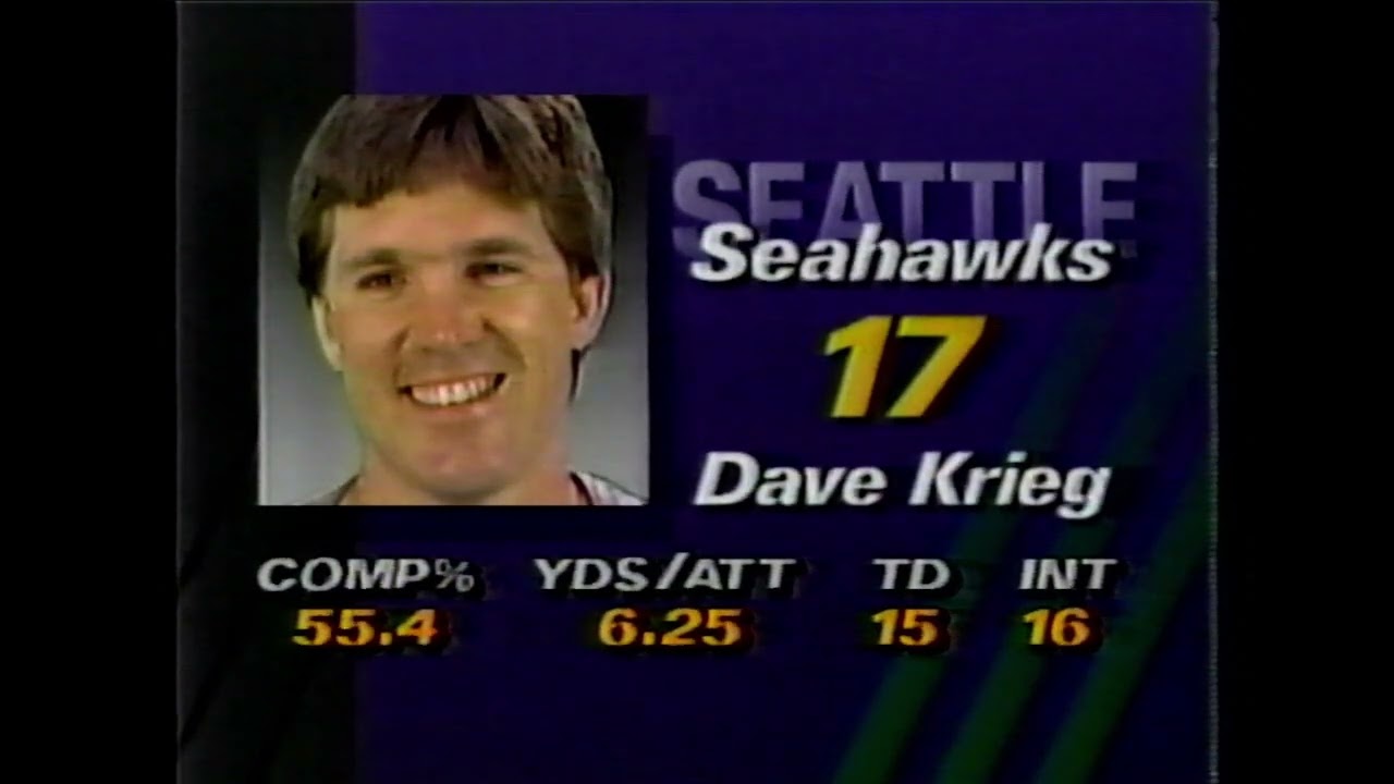 1989 - Buffalo Bills at Seattle Seahawks