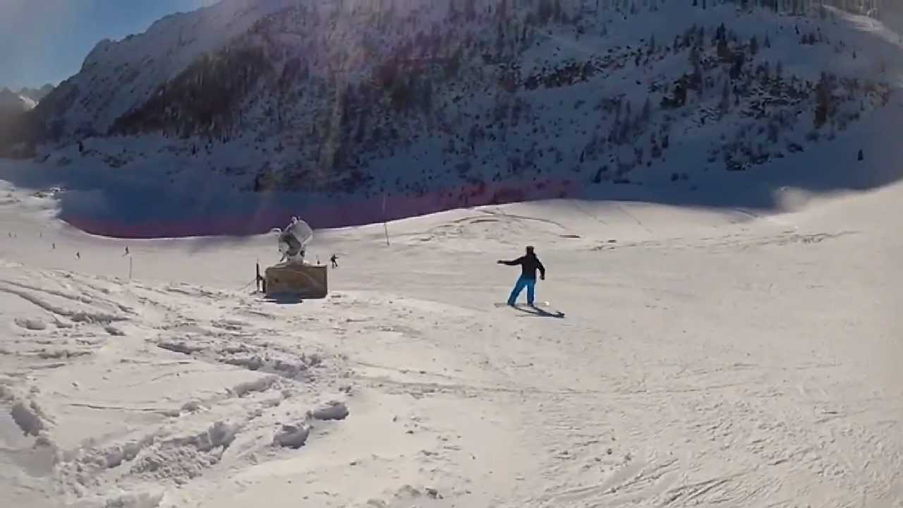 1' lezione di snowboard