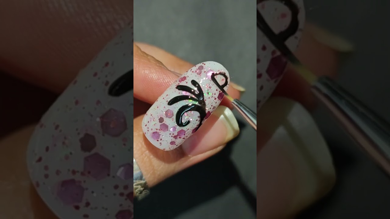 Glitter gel nail designs 