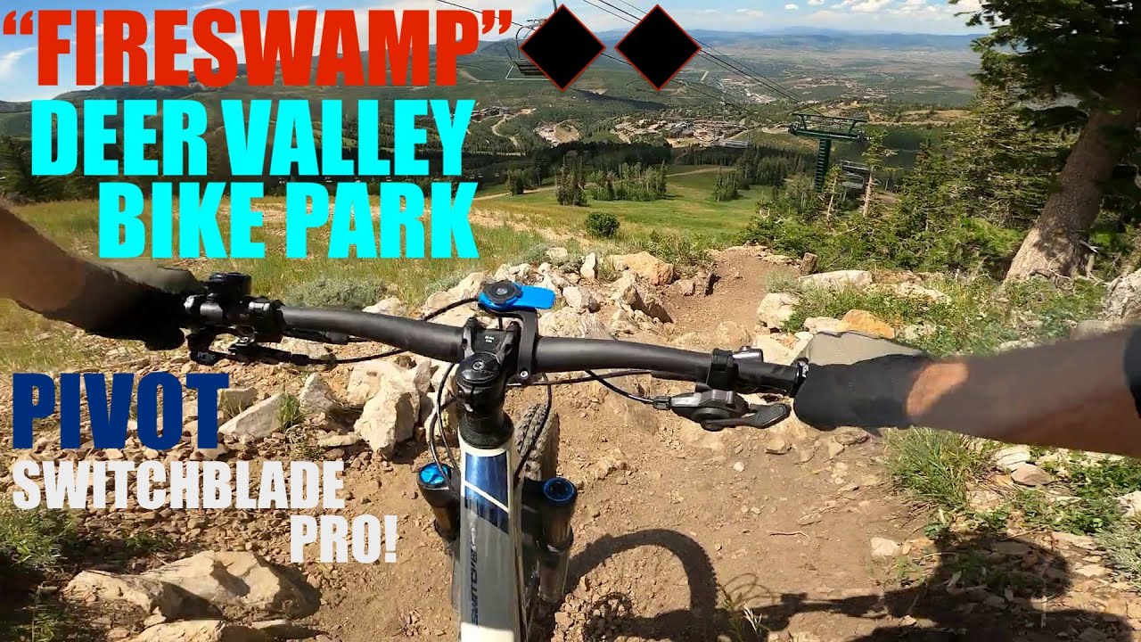 Pivot Switchblade Crushes Double Black Diamond! 