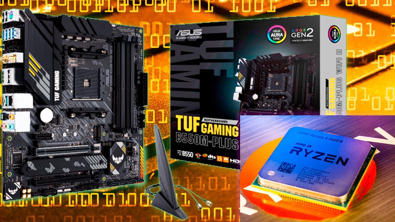 ASUS TUF GAMING B550 PLUS WIFI II AMD Ryzen 5 5600G СБОРКА ПК
