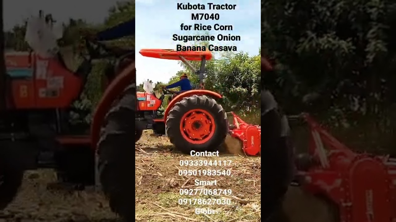 Kubota M7040 Big Tractor for Rice Corn Banana Onion Casava Sugarcane Brand New Cash & Installment