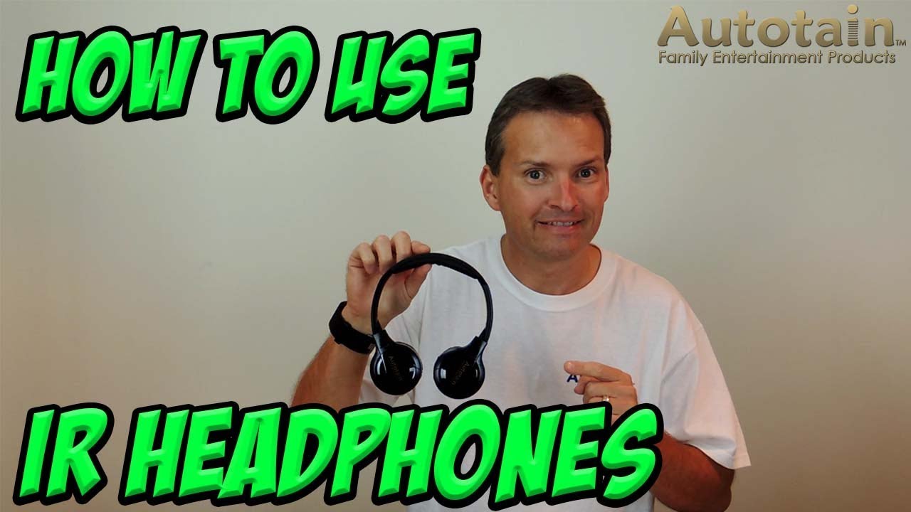 How to Use IR Infrared Car Wireless Headphones Autotain Cloud