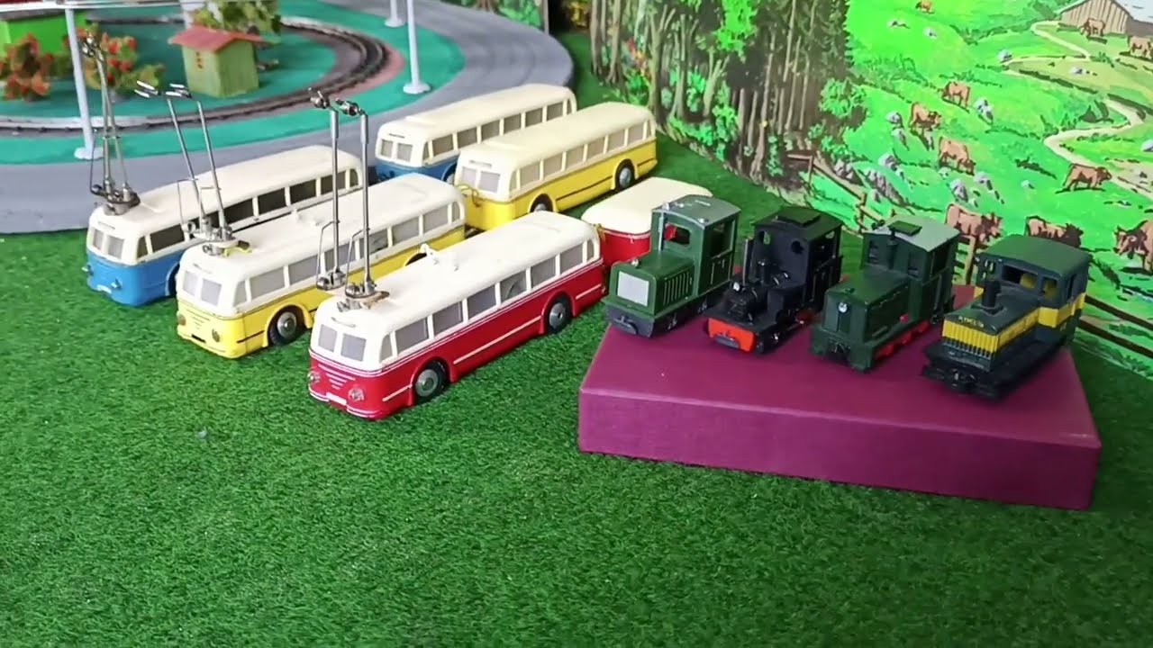 EHEIM Trolleybus, Egger, Roco, Minitrains Schienenfahrzeuge