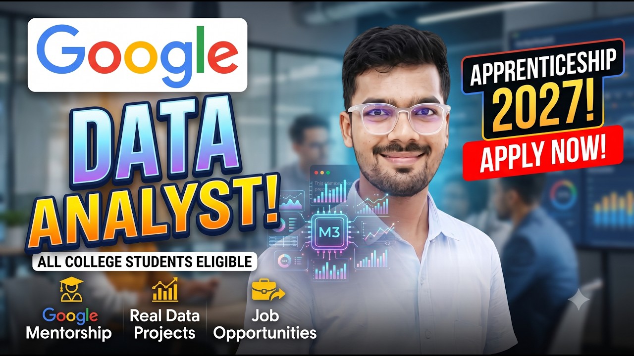 Staż w Google w zakresie analityki danych 2027! 📊 Możliwość dla każdego absolwenta | Jak aplikowa...