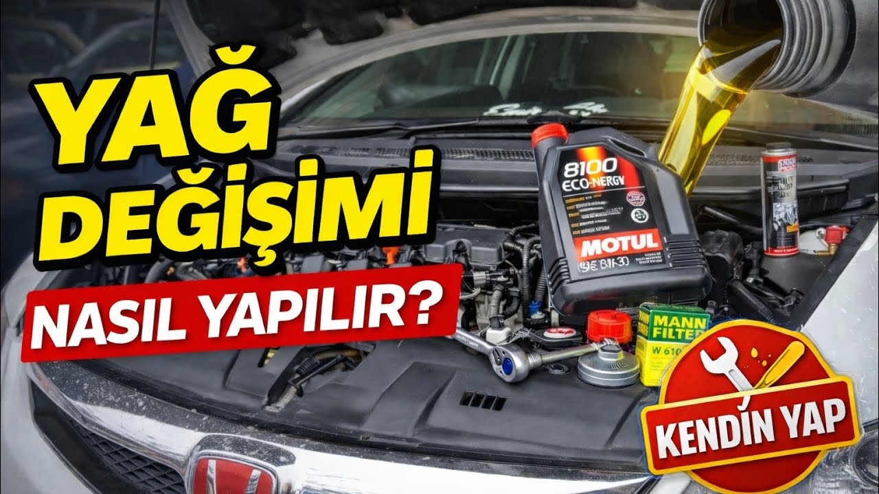 Yağ Değişimi Nasıl Yapılır? Tüm Detaylarıyla (Motor İç Temizleyici İle) /Engine Oil Replacement/