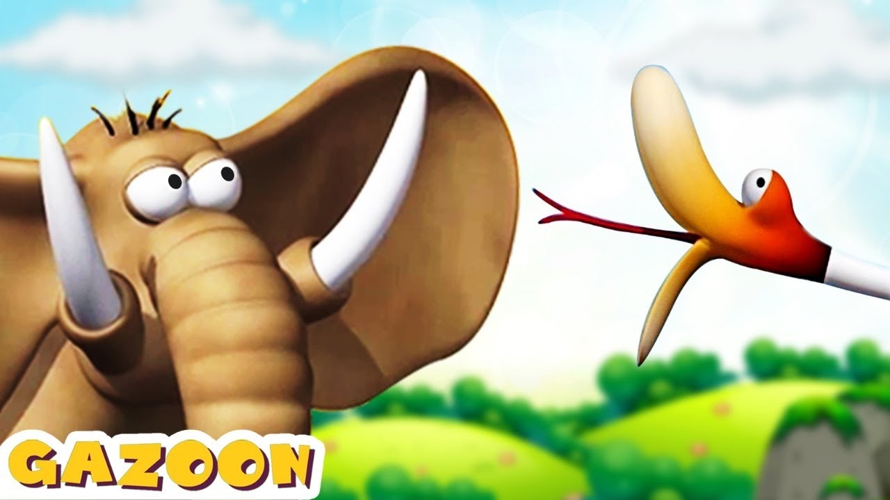 Gazoon - Ular Menggigit Gajah 😳🐍 Gajah Kartun | Kartun Hewan Lucu