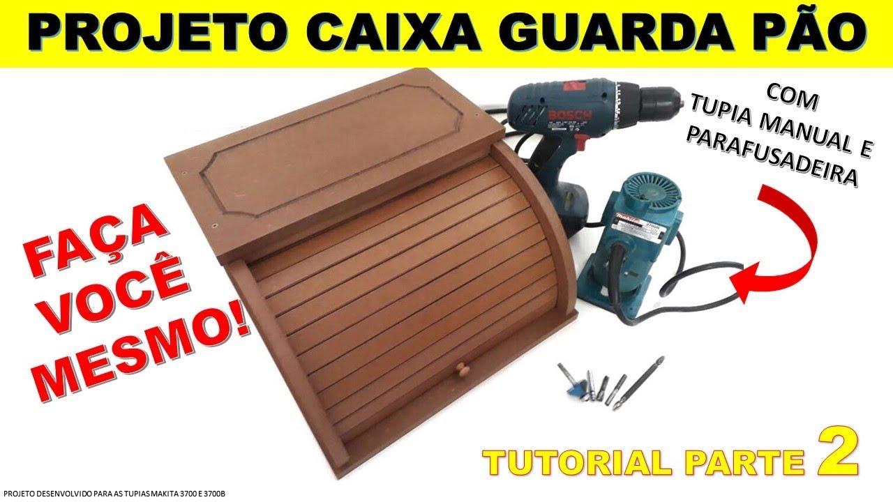 Faça você mesmo Guarda Pão em MDF com Tupia Manual - Tutorial Parte 2