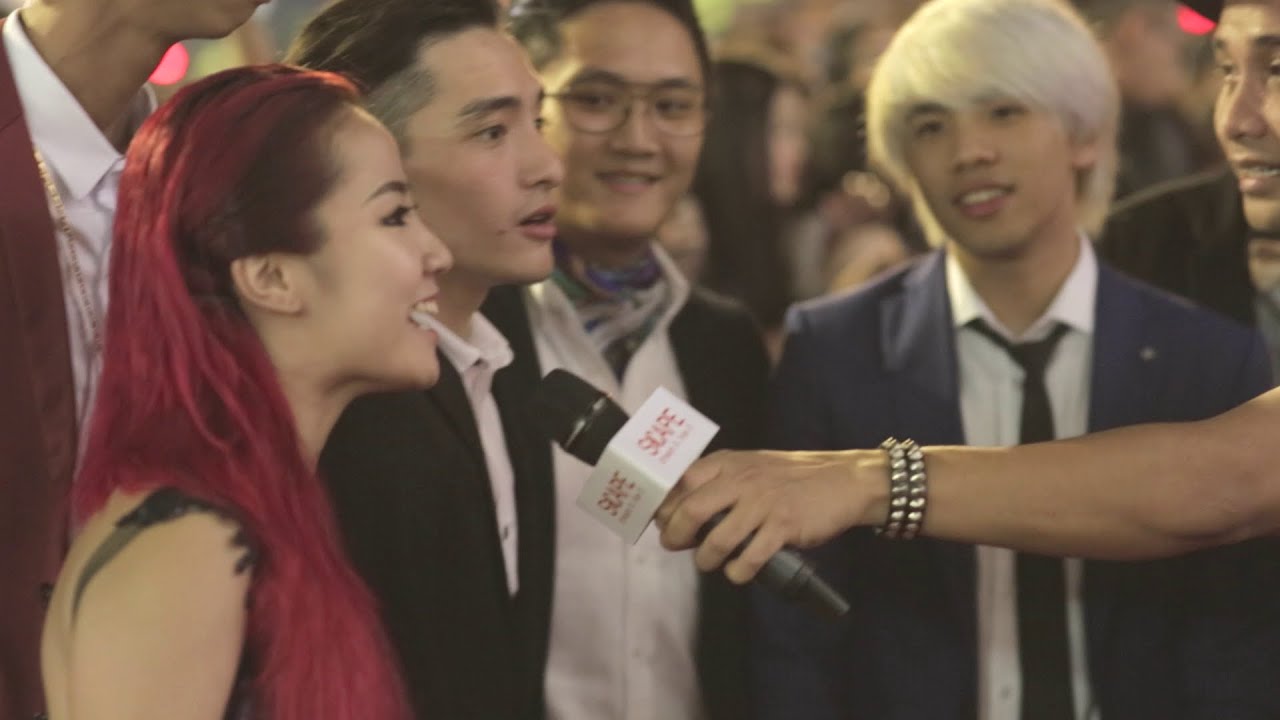 JianHao Tan & Naomi Neo: I love everyone! (YouTube FanFest SG 2015 Red Carpet at *SCAPE)