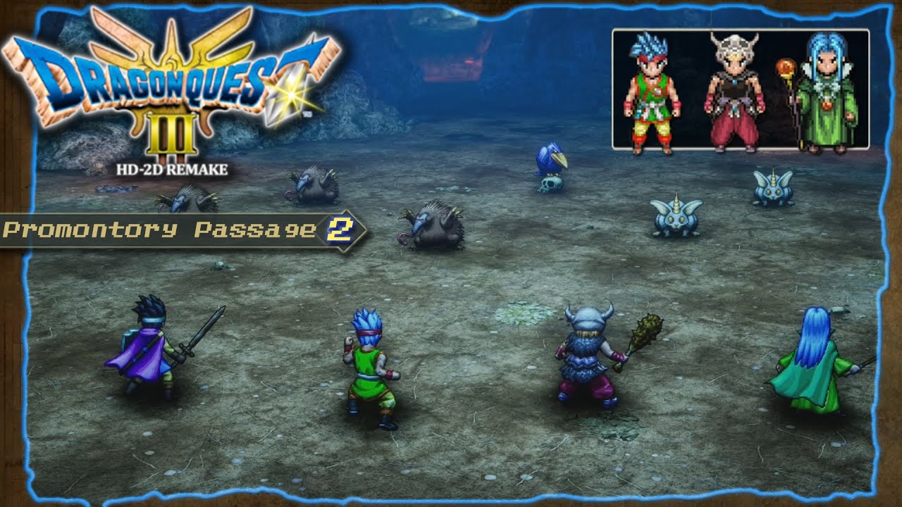 Прохождение Dragon Quest III HD-2D Remake, часть 2 — Проход через мыс —