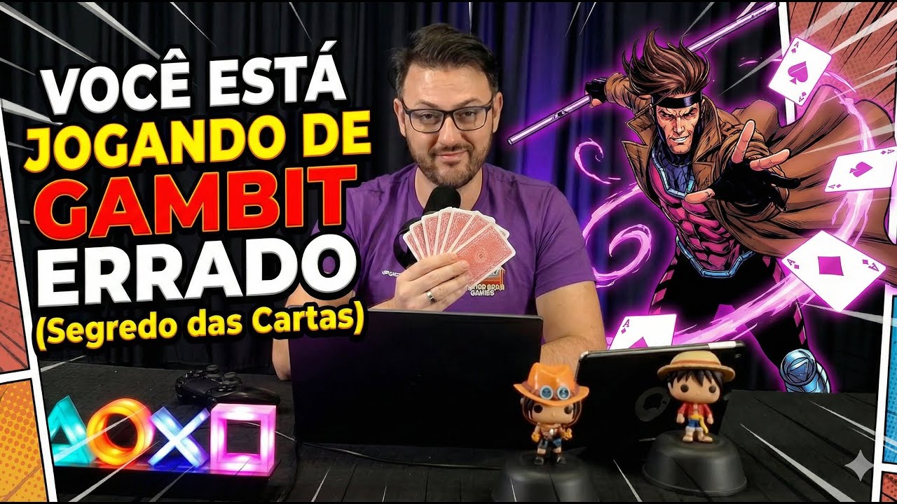 VOCÊ ESTÁ JOGANDO DE GAMBIT ERRADO (Segredo das Cartas)