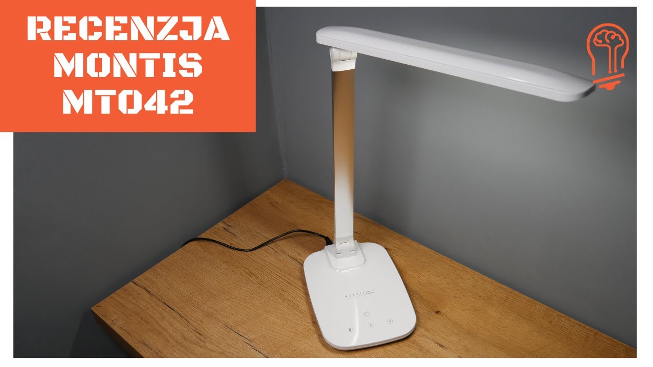 Recenzja lampki biurkowej Montis MT042​. Dobra cena i wbudowane USB 👌😎