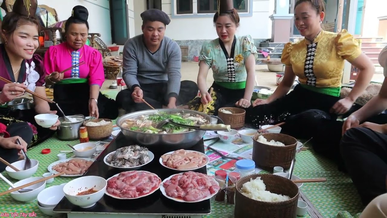 Chậu Lẩu Đặc Biệt Anh Em Nhịp Sống Tây Bắc Đến Chơi Bất Ngờ | Dân Tộc Tây Bắc
