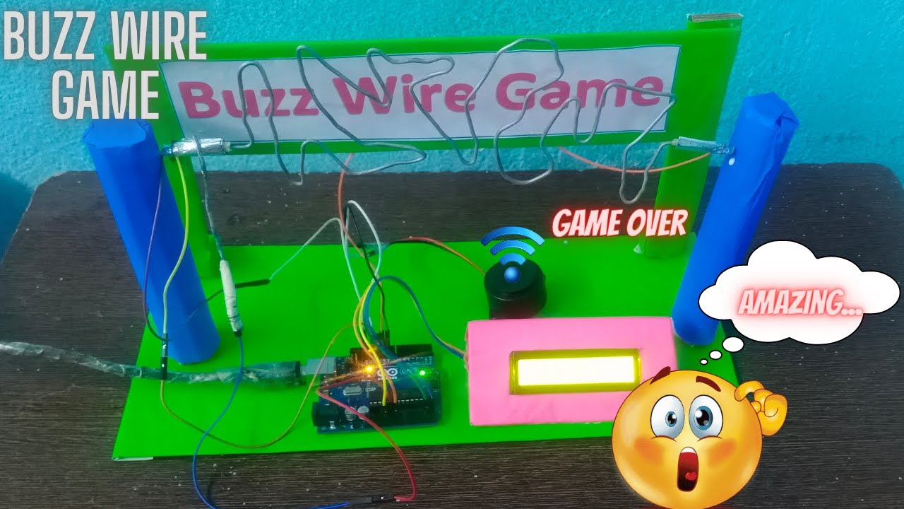 Buzz Wire Game for Arduino (Diy project ) **Amazing**