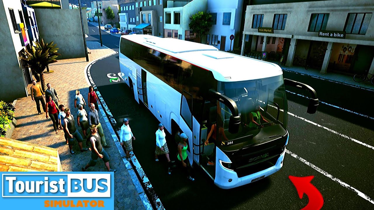 Tourist Bus Simulator - Scania Touring ! ! ! The First Trip ! ! ! Gameplay ! ! !