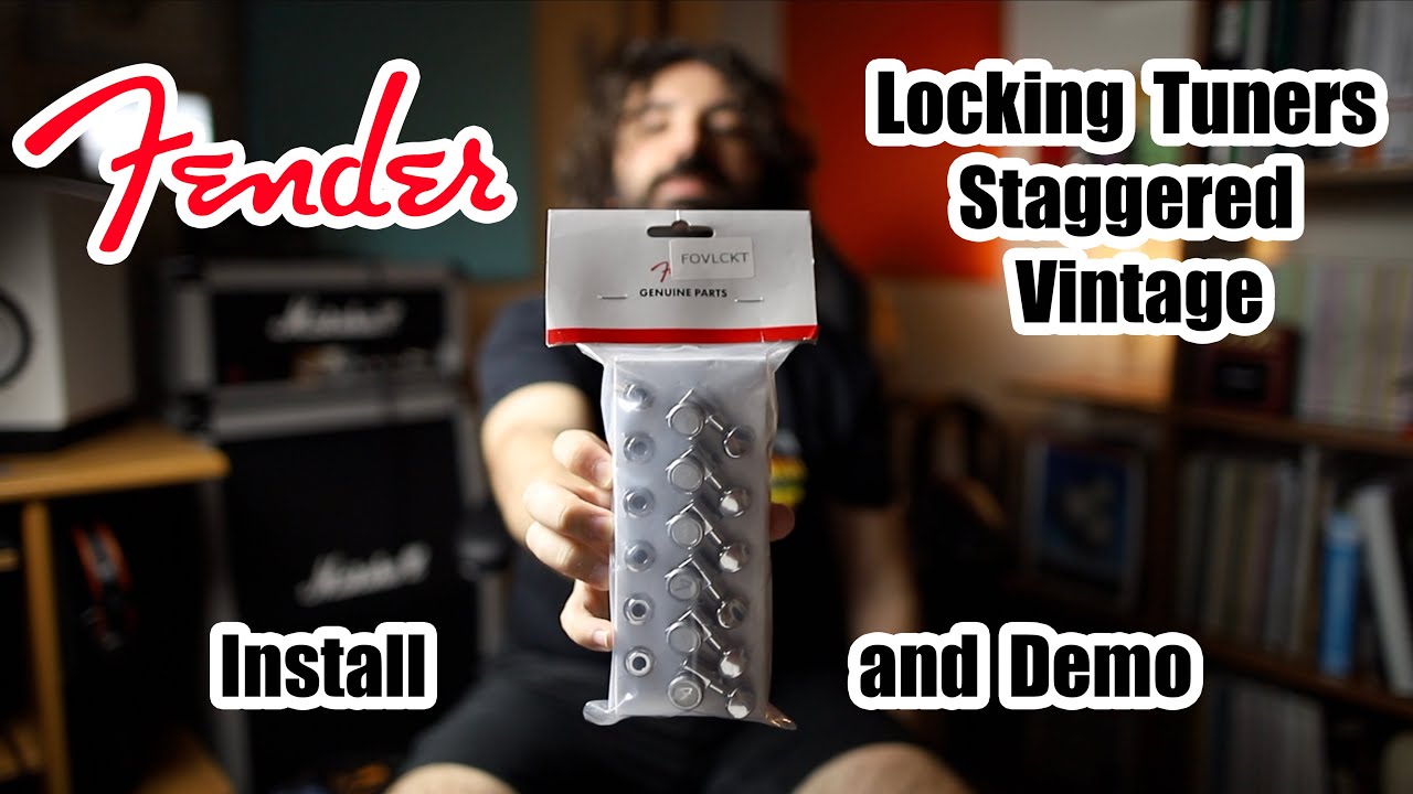 Upgrade your Strat/Tele! Fender Locking Tuners Vintage Button | Install and Review