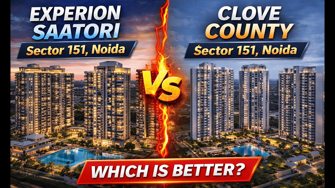 Experion Saatori vs Clove County  Sector 151 Noida | Which Is Better? | Taurus Estate #noida