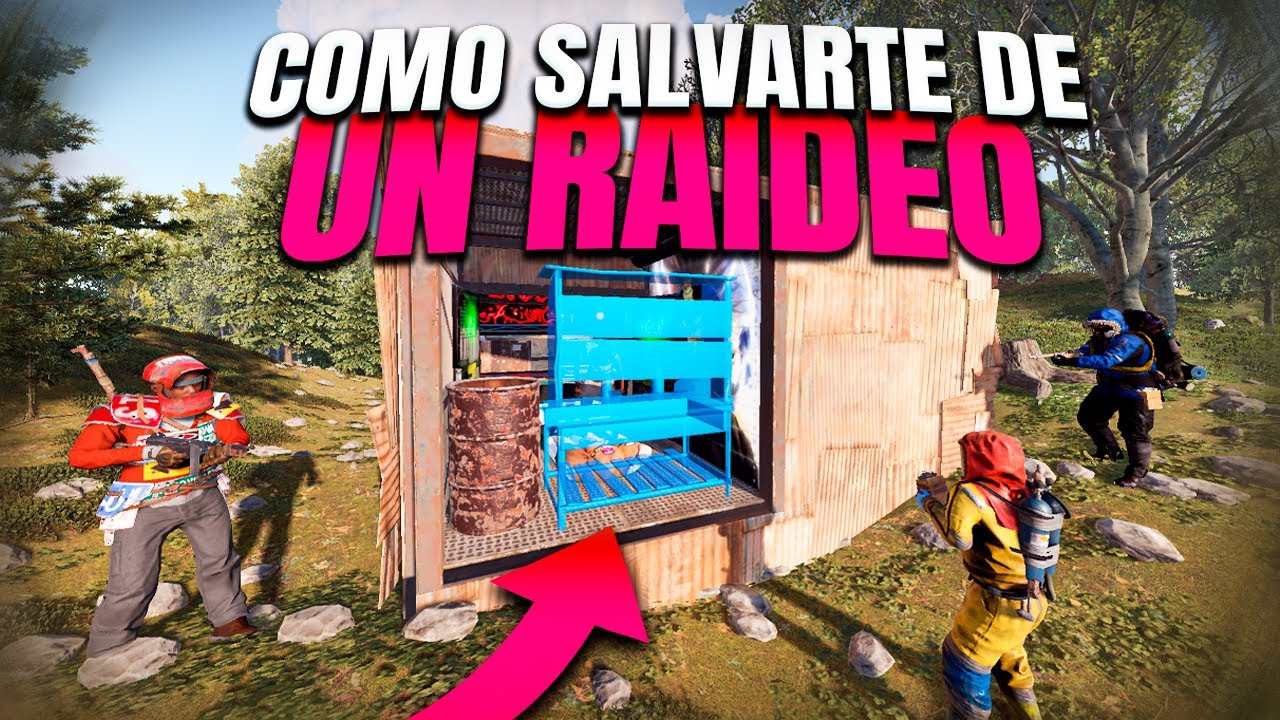 COMO SALVARTE de un RAIDEO - RUST - Gameplay español
