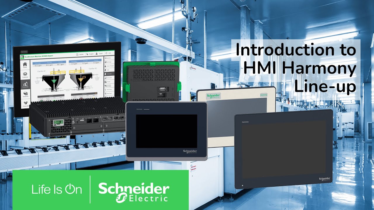 Introduction to HMI Harmony Line-up | Schneider Electric