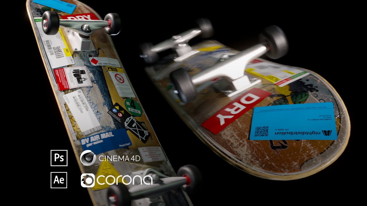 How to Add Decals to your Objects in C4D