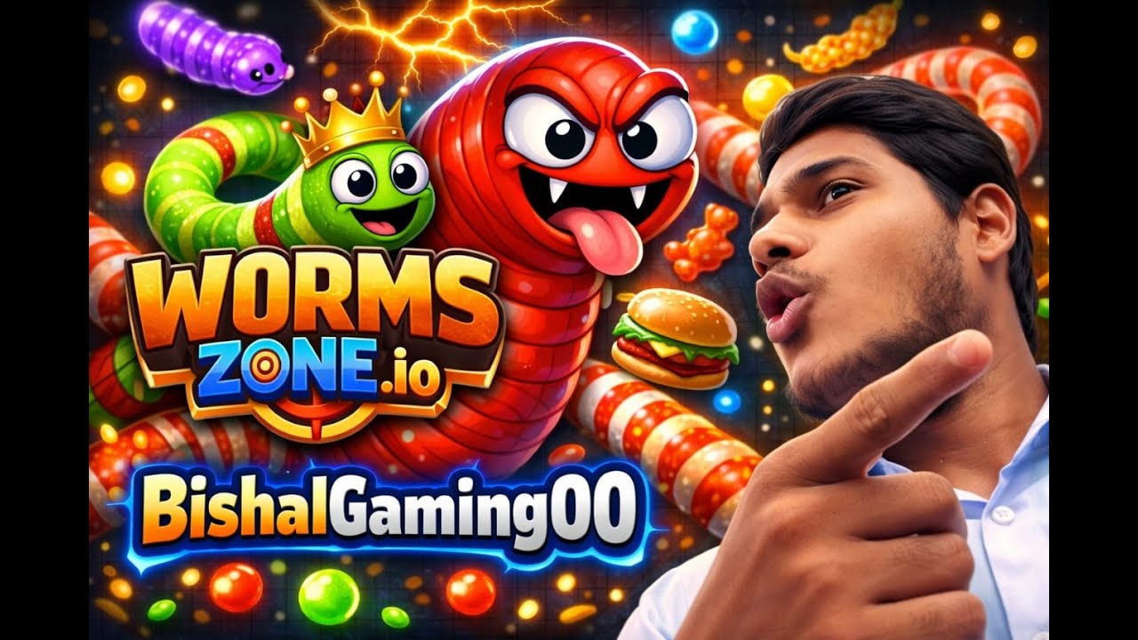 English Worms Zone : 👍 Good stream | Playing Solo | Streaming with Turnip