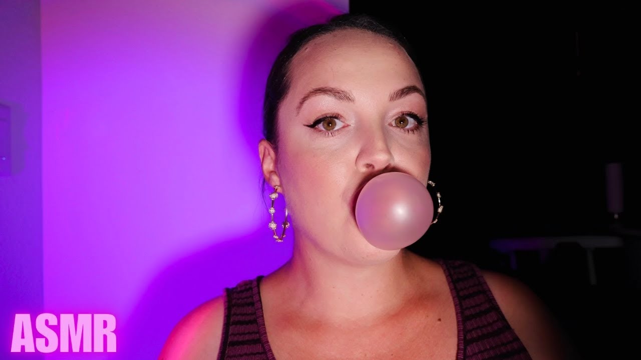 ASMR Snapping & Bubble Gum Blowing | 30 Min No Talking Gum Clicking Sounds