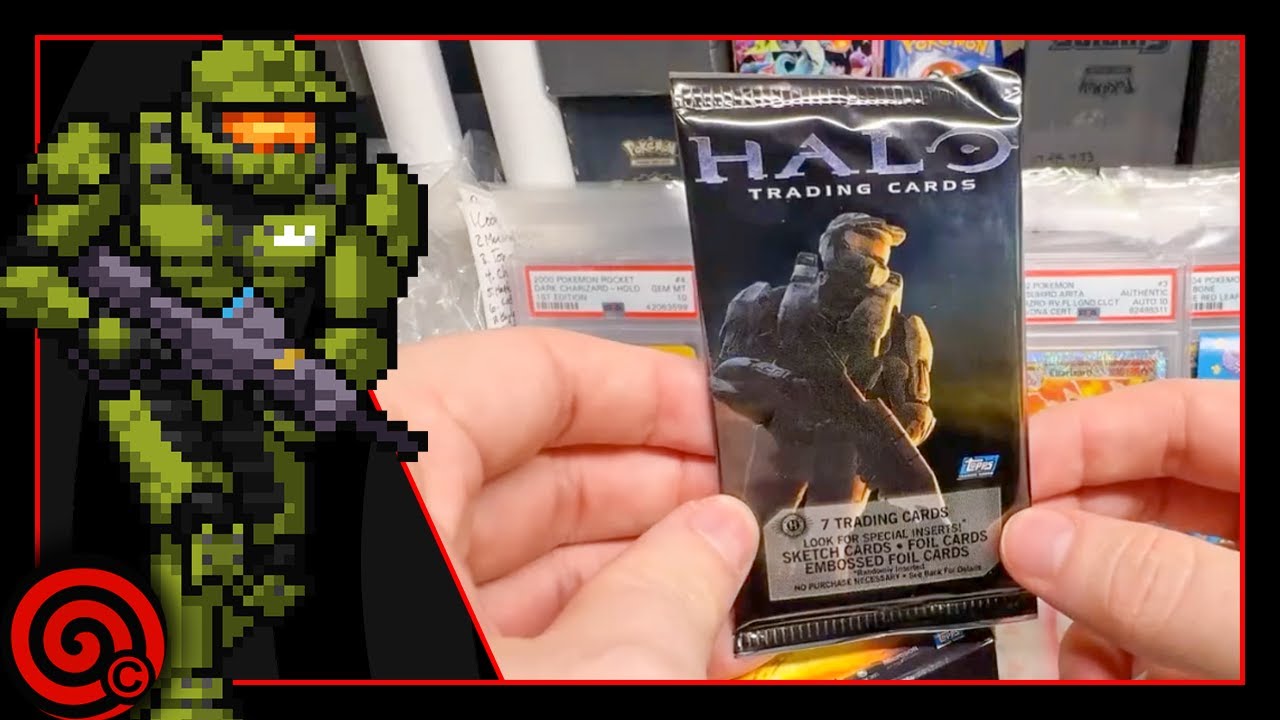 Opening a Topps Halo Trading Cards Booster Box from 2007
