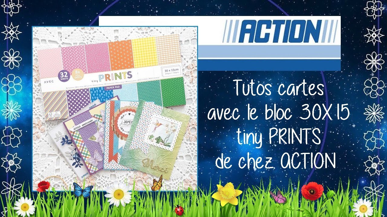 TUTOS 😍 Cartes avec le Bloc tiny PRINTS #action