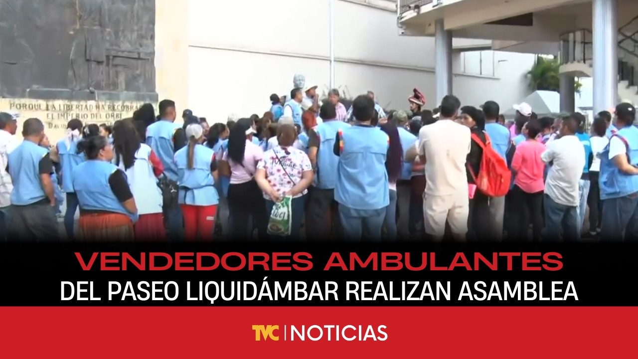 Vendedores ambulantes del Paseo Liquidámbar realizan asamblea
