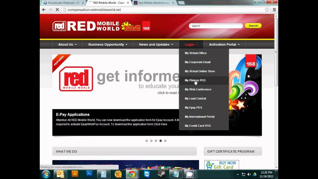 HOW TO ACCESS YOUR RED MOBILE WORLD PINLESS POS