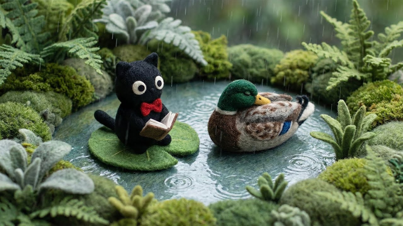Reading in the Rain 🌿 Soft Jazzy Lofi for Study