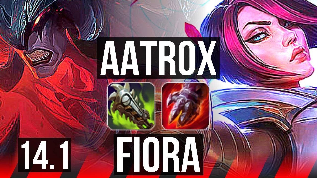 AATROX vs FIORA (TOP) | 800+ games | KR Master | 14.1