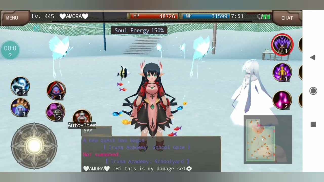 Iruna Online My Necromancer👻 Stats,Equipment & Apostolia❣️☠️💜🌸🦇🏰🦇🎀🌃😈🌺(≧⁠▽⁠≦⁠)🖤 Android/iOS RPG 