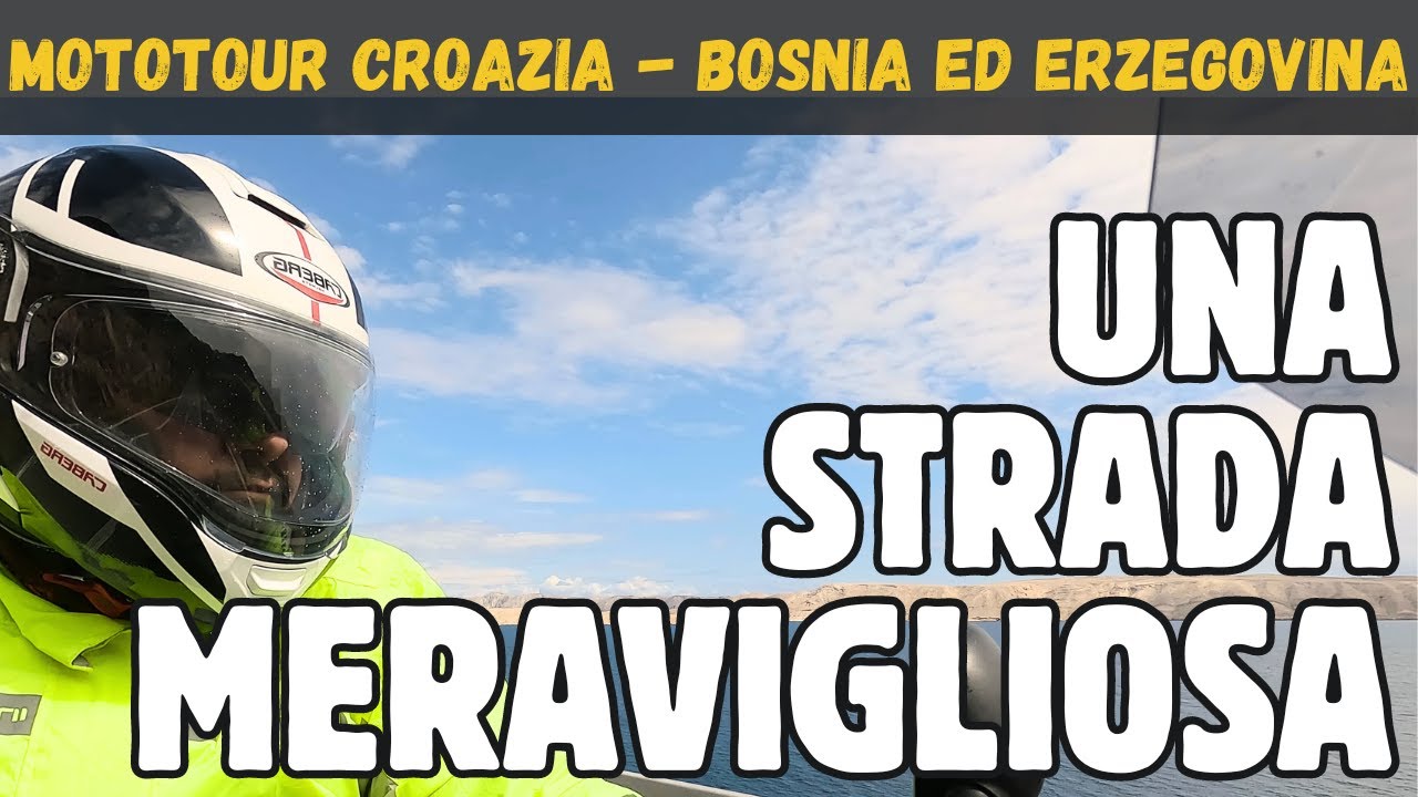 MOTOTOUR CROAZIA BOSNIA Ep.1: La Strada Maestra Adriatica - AMORE a prima CURVA🔥💓💘🏍️🤩