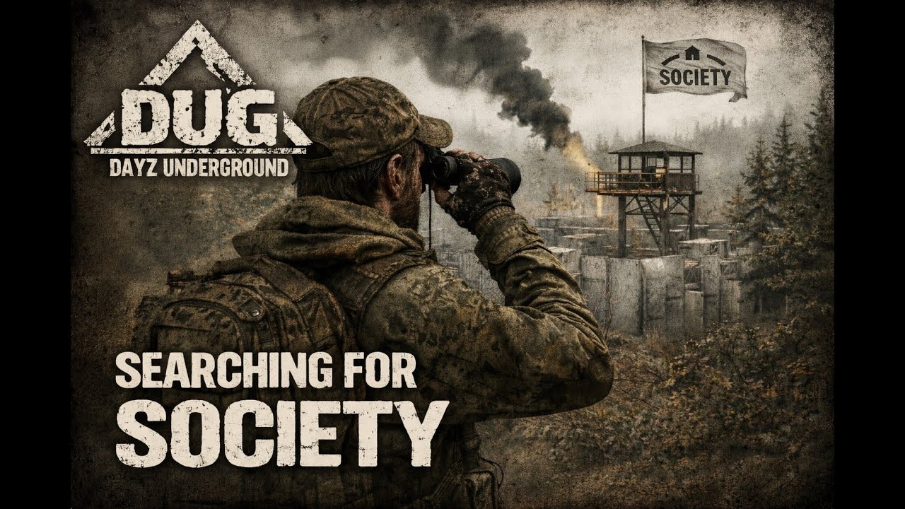 Searching for Society in The BIGGEST Roleplay Server? | DayZ Underground Hardcore pt2