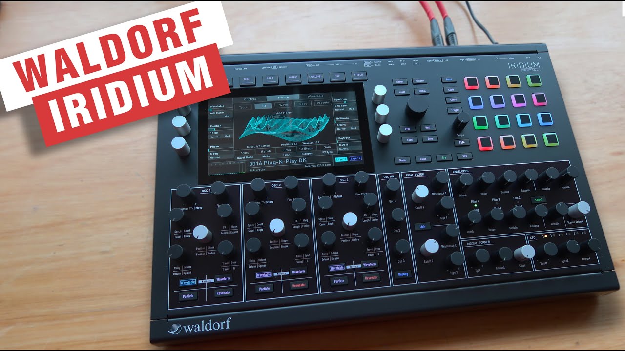 Синтезатор Waldorf Iridium: распаковка и веселье
