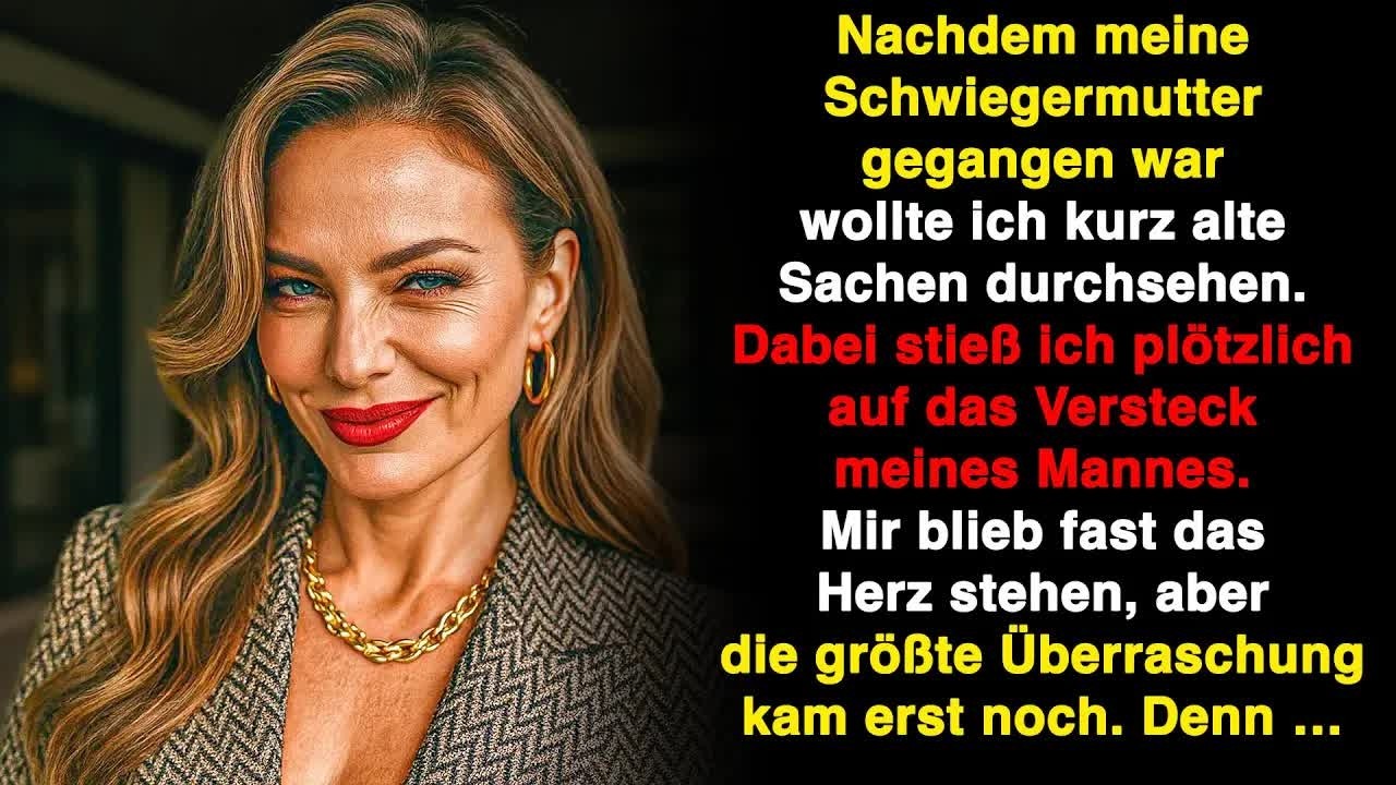 Nachdem meine Schwiegermutter weg war, fand ich das Versteck meines Mannes. Das Schlimmste kam noch…