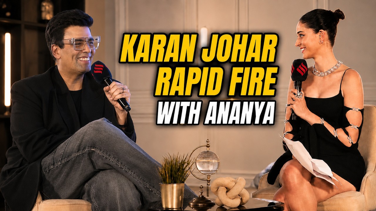 Karan Johar Wasn't Ready for Ananya Panday's Rapid Fire! 😱| Starry Scoop