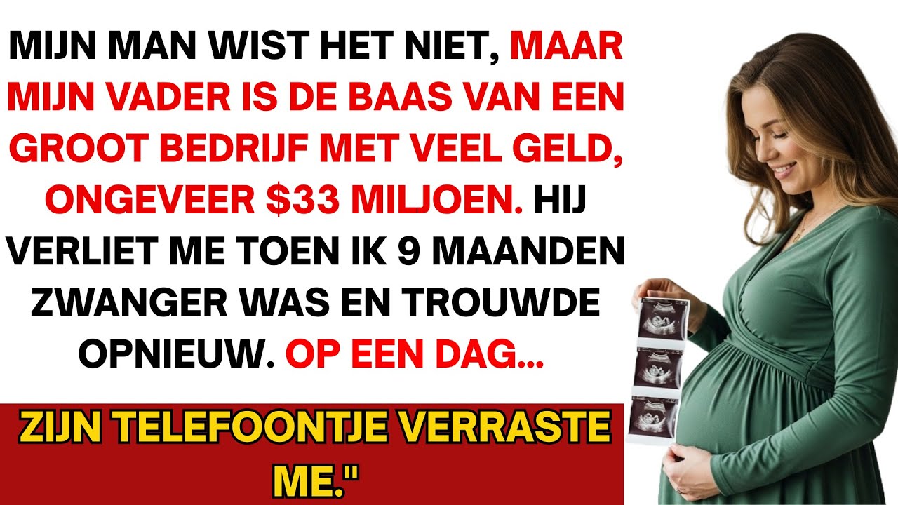 Mijn man verliet me zwanger, onwetend dat ik, erfgename van een firma van €33 mln, en hertrouwde...!