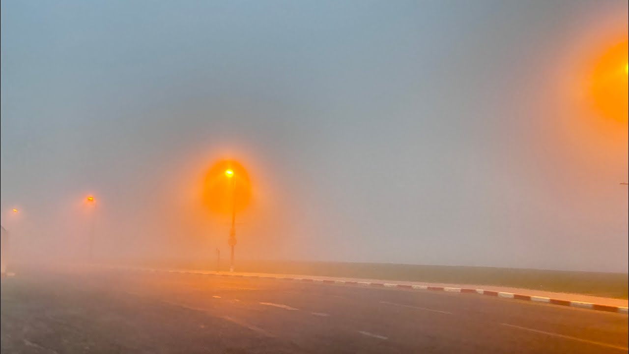 Туманное утро здесь, в Кувейте