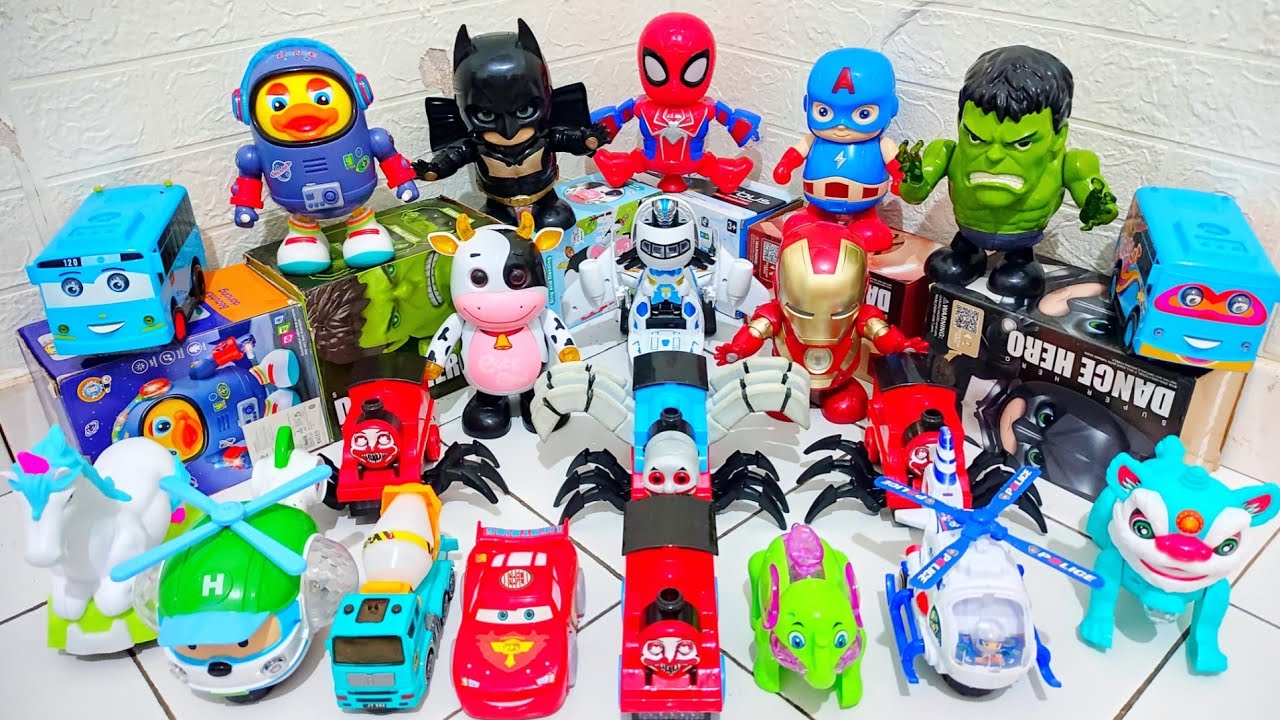 Bermain Thomas Exe Vs Choo Choo Charles Bus Tayo Pesawat Cumi Sapi Bebek Robot Joget Avengers #20