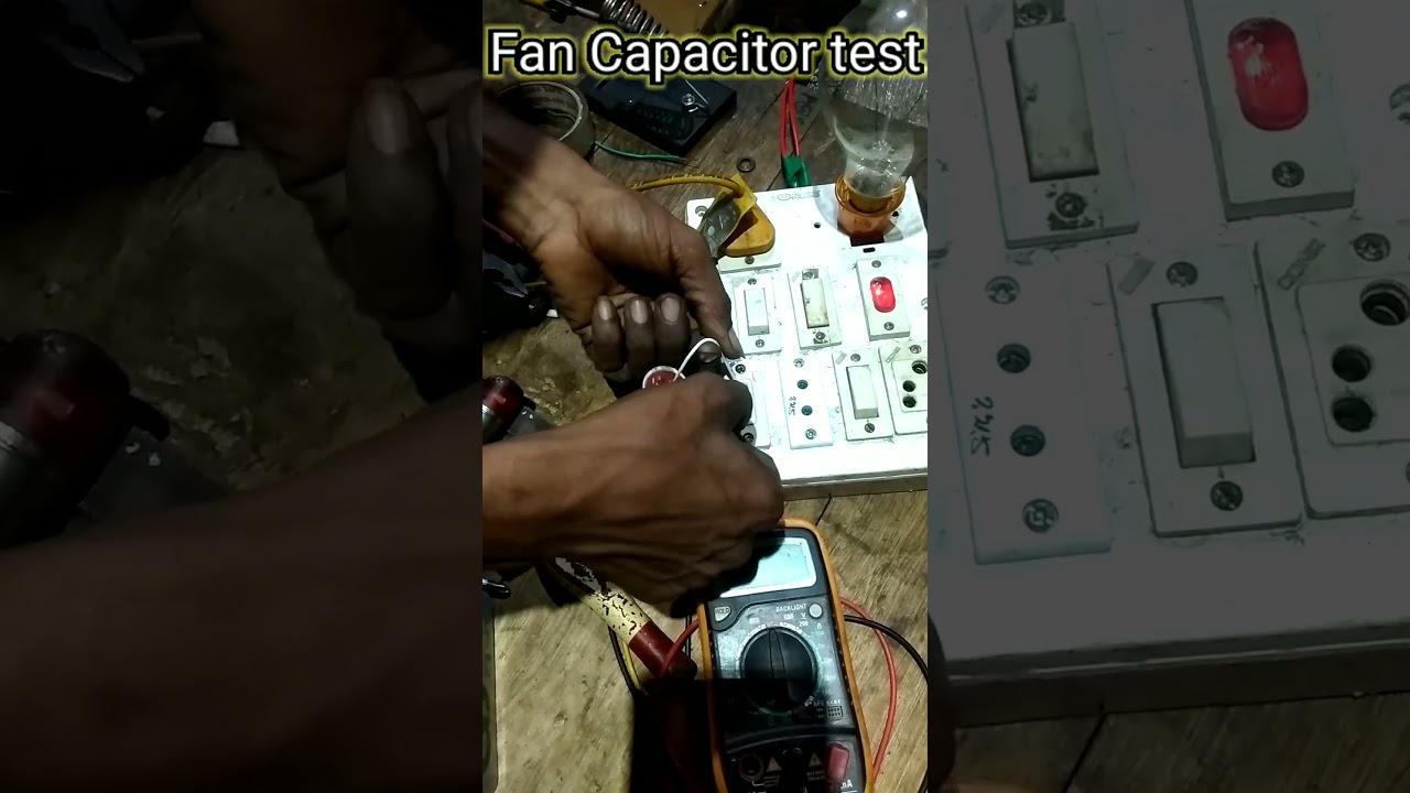 how to check fan capacitor 🔥⚠️