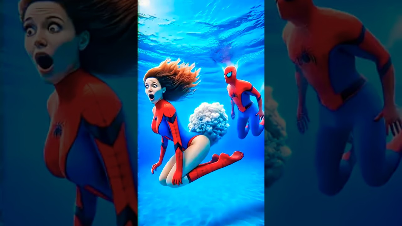 💨Evolution of Spider-manFarting  thewater