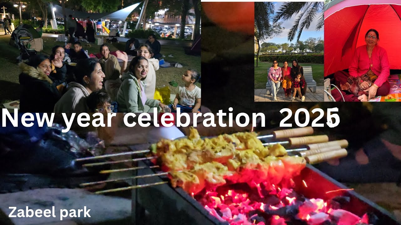 New year celebration in zabeel park 