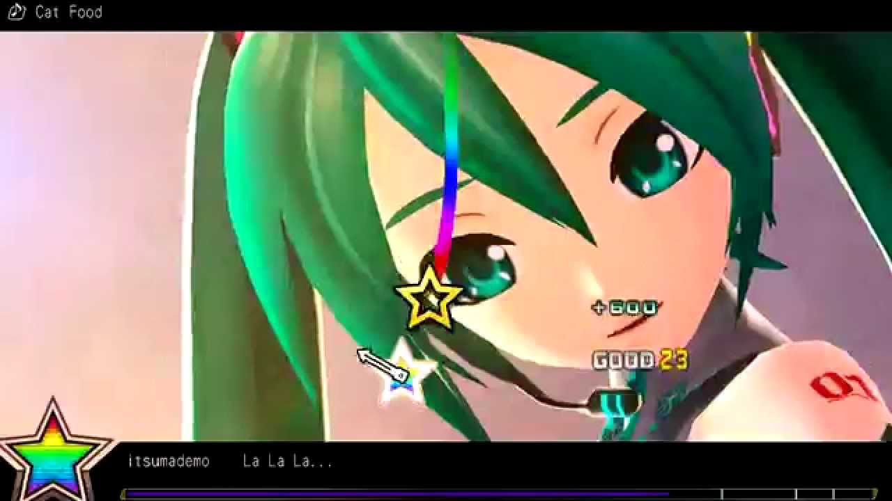 Hatsune Miku: Project Diva F (PlayStation 3) Opening + Cat Food