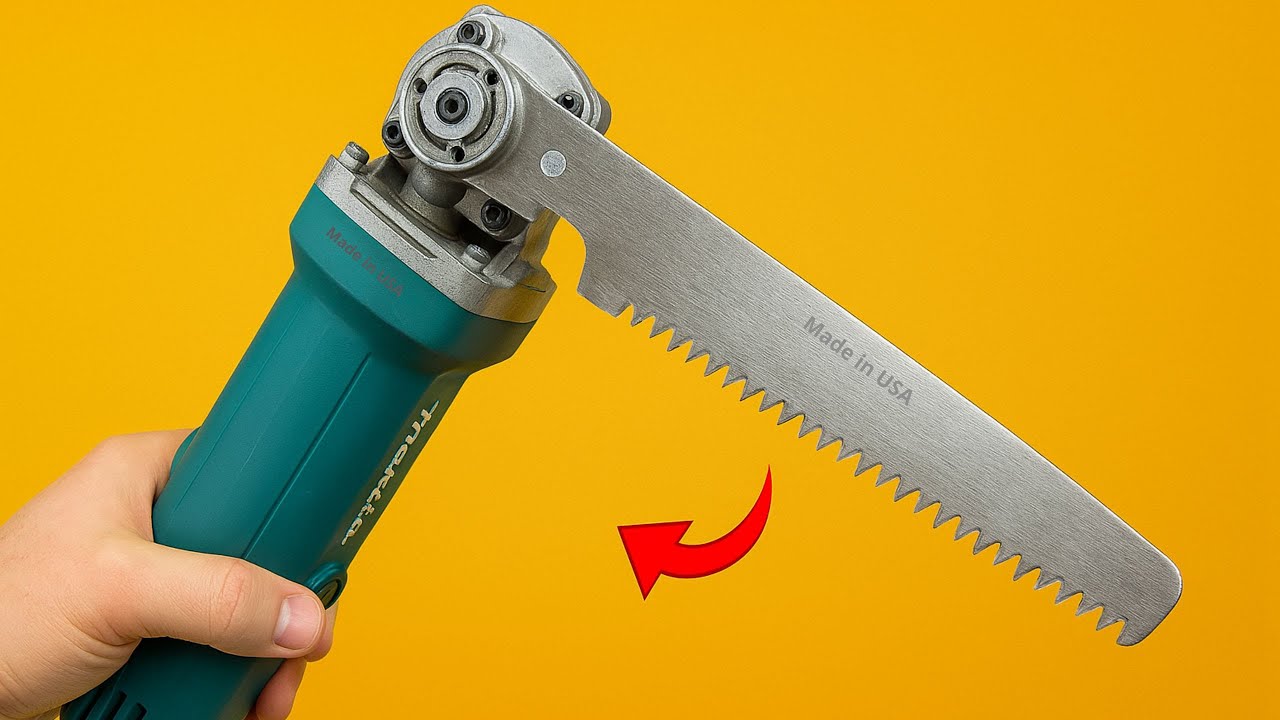 50 Years Old and Just Learned a Golden Tip with an Angle Grinder - Worth a Lifetime!